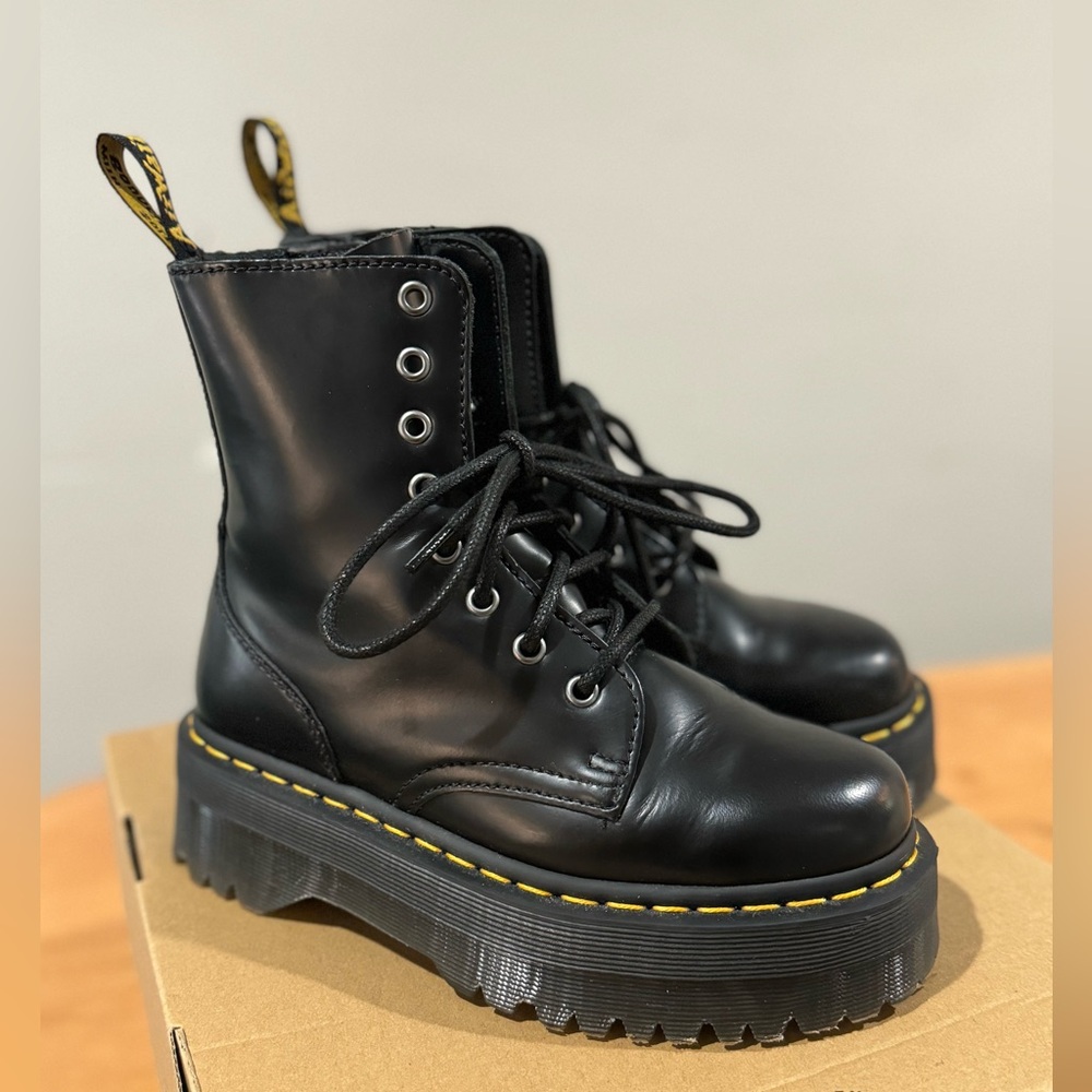 JADON BOOT SMOOTH LEATHER PLATFORMS